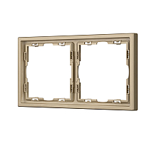 Рамка пластиковая Arlight FRM-NOBE-SFPL-2-GD 054217