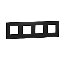 Рамка 4-постовая Schneider Electric Unica New NU600882