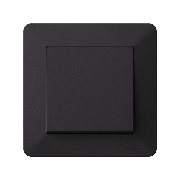 Рамка 1-ая Systeme Electric AtlasDesign Air Карбон/дымчатый черный ATN221001