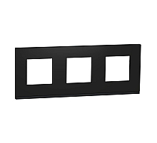 Рамка 3-постовая Schneider Electric Unica New NU600682