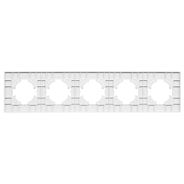 Рамка на 5 постов пластиковая Arlight FRM-PERIO-PL-5-WH 049762