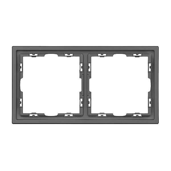 Рамка пластиковая Arlight FRM-NOBE-SFPL-2-GR 054218