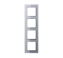 Рамка четырехместная Jung AC584GLKG