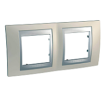 Рамка 2-постовая Schneider Electric Unica Top MGU66.004.095