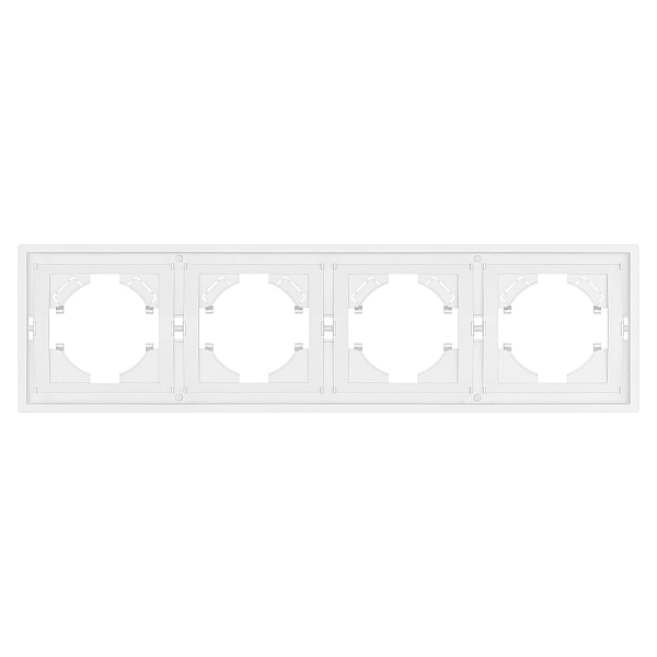 Рамка пластиковая на 4 поста Arlight FRM-TENDO-PL-4-WH 053847