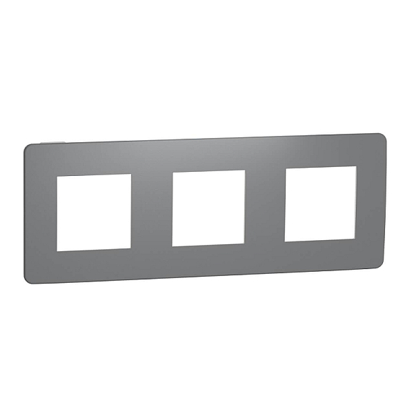 Рамка 3-постовая Schneider Electric Unica New NU280621