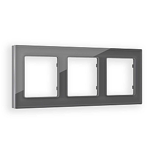 Рамка трехместная Ambrella Volt Platos AF330653