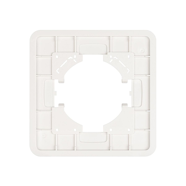 Рамка стеклянная на 1 пост Arlight FRM-OMALI-GS-1-WH 049648