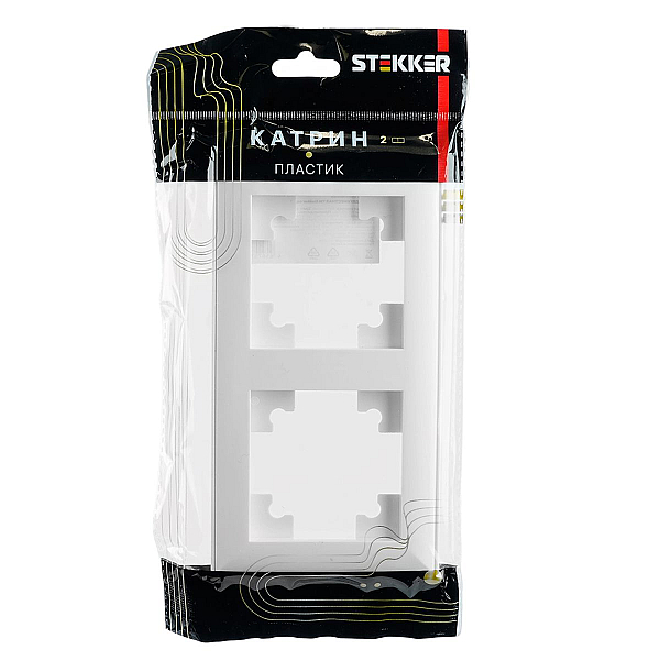 Рамка 2-постовая Stekker Катрин белый PFR00-7002-01 39793