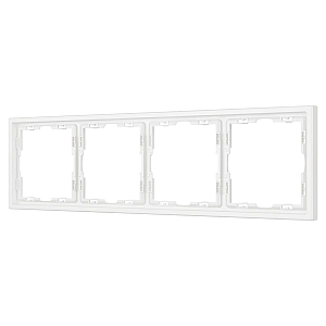 Рамка пластиковая Arlight FRM-NOBE-SFPL-4-WH 054223