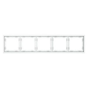 Рамка на 5 постов Voltum S70 VLS100502 (белый матовый)
