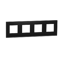 Рамка 4-постовая Schneider Electric Unica New NU600886