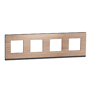 Рамка 4-постовая Schneider Electric Unica New NU600884