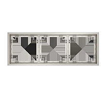 Рамка на 3 поста Voltum S70 VLS100303 (кашемир)