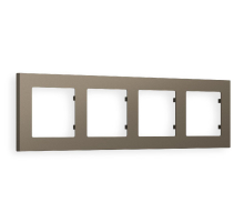 Рамка четырехместная Ambrella Volt Techno AF220634