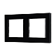 Рамка двухместная Arlight FRM-GLARE-GS-2-BK 043797