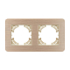 Рамка на 2 поста алюминиевая Arlight FRM-AKIRY-AL-2-GD 049726