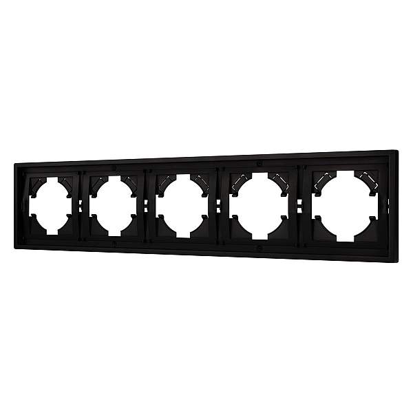 Рамка пластиковая на 5 постов Arlight FRM-TENDO-PL-5-BK 053852
