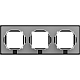Рамка 3-ая Systeme Electric AtlasDesign Aqua Карбон ATN441003