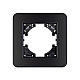 Рамка стеклянная на 1 пост Arlight FRM-OMALI-SFGS-1-BK 049676