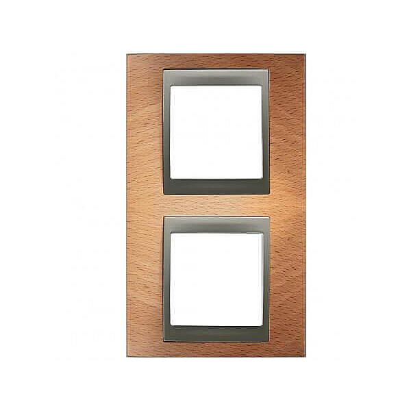 Рамка 2-постовая вертикальная Schneider Electric Unica Top MGU66.004V.298