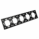 Рамка STEKKER, PFR00-5005-05 5-местная, серия Эмили, черный уголь, soft touch 49862