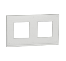Рамка 2-постовая Schneider Electric Unica New NU600485