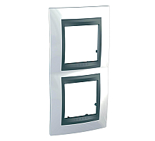 Рамка 2-постовая вертикальная Schneider Electric Unica Top MGU66.004V.292