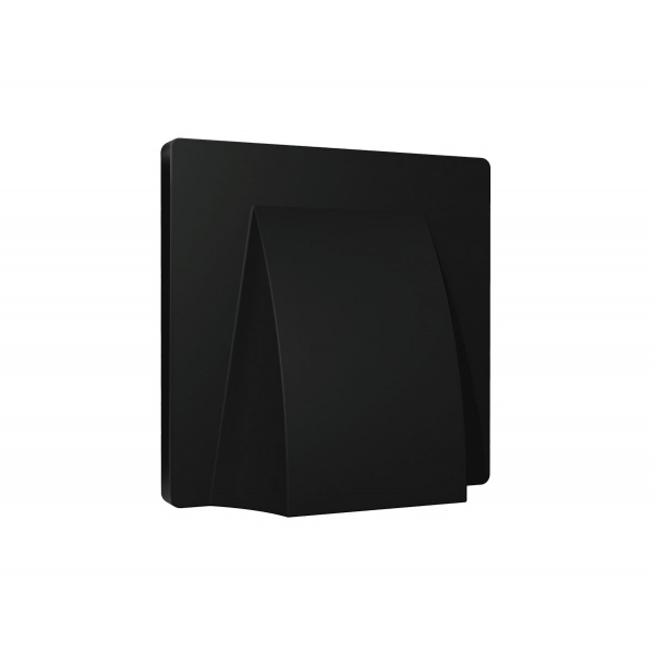 Лицевая панель Alfa (Черный матовый) для вывода кабеля Quant Ambrella Volt AP8158