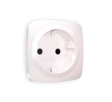 Лицевая панель для розетки с/з со шторками Ambrella Volt Omega OP2070