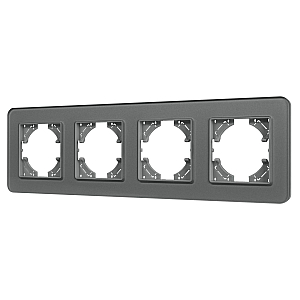 Рамка на 4 поста стеклянная Arlight FRM-OMALI-GS-4-GR 049702