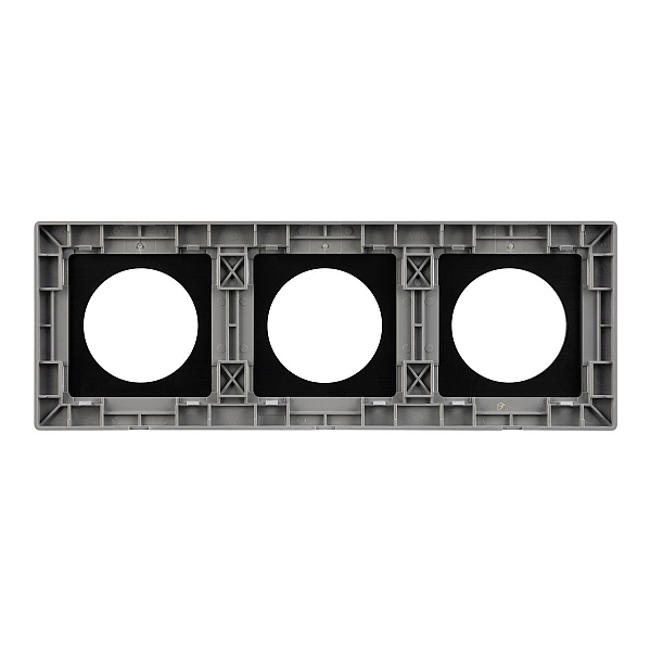 Рамка 3-местная алюминиевая Arlight FRM-PRESTO-ALR-3-GR 043873