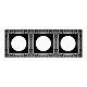 Рамка 3-местная алюминиевая Arlight FRM-PRESTO-ALR-3-GR 043873