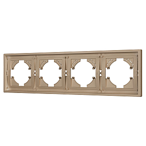 Рамка пластиковая на 4 поста Arlight FRM-TENDO-PL-4-GD 053850