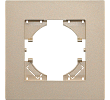 Рамка пластиковая на 1 пост Arlight FRM-PERIO-PL-1-GD 049691