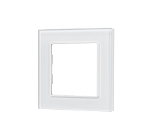 Рамка одноместная Arlight FRM-GLARE-GS-1-WH 043786