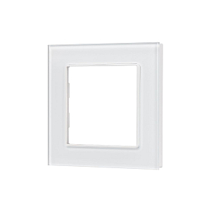 Рамка одноместная Arlight FRM-GLARE-GS-1-WH 043786