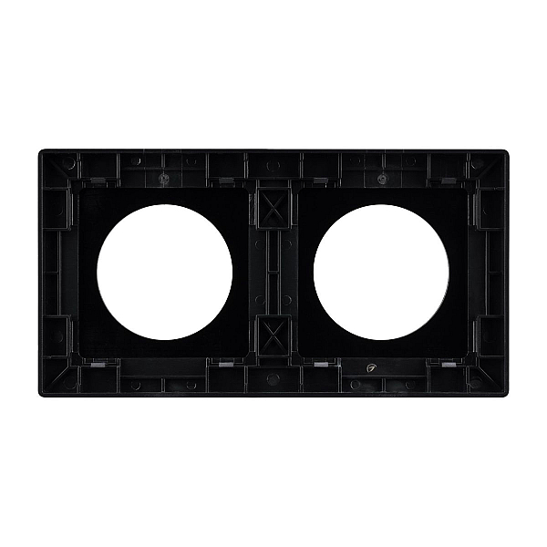 Рамка 2-местная алюминиевая Arlight FRM-PRESTO-ALR-2-BK 043875