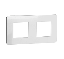 Рамка 2-постовая Schneider Electric Unica New NU280455