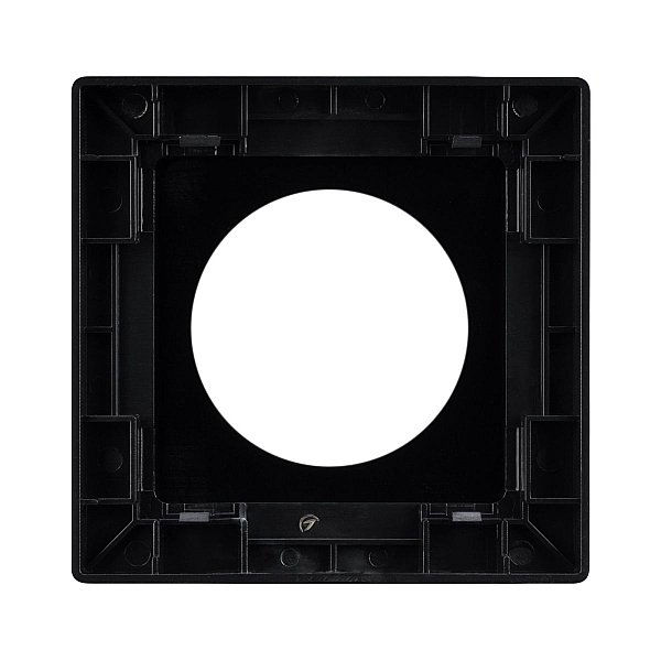 Рамка 1-местная алюминиевая Arlight FRM-PRESTO-ALR-1-BK 043876
