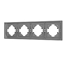 Рамка пластиковая на 4 поста Arlight FRM-TENDO-PL-4-GR 053849
