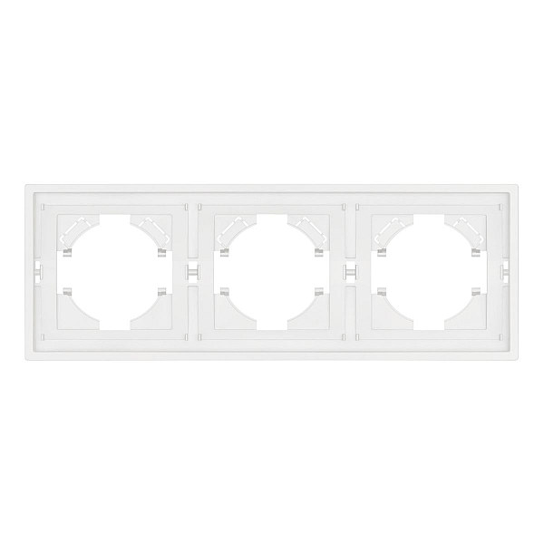 Рамка пластиковая на 3 поста Arlight FRM-TENDO-SFPL-3-WH 054653