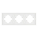 Рамка пластиковая на 3 поста Arlight FRM-TENDO-SFPL-3-WH 054653