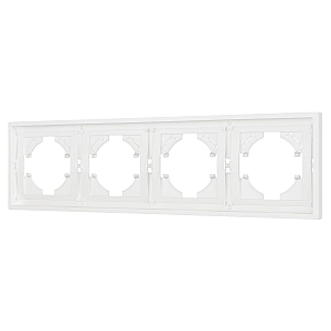 Рамка пластиковая на 4 поста Arlight FRM-TENDO-SFPL-4-WH 054656