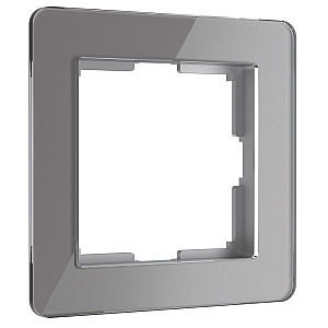 Рамка на 1 пост Werkel Acrylic графит 4690389184833 W0012704