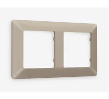 Рамка двухместная Ambrella Volt Line AF110362