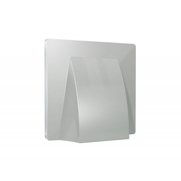 Лицевая панель Alfa (Серебро глянец) для вывода кабеля Quant Ambrella Volt AP4158