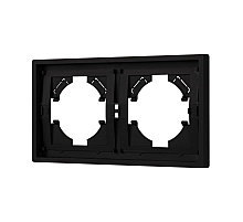 Рамка пластиковая на 2 поста Arlight FRM-TENDO-SFPL-2-BK 054646
