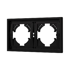 Рамка пластиковая на 2 поста Arlight FRM-TENDO-SFPL-2-BK 054646