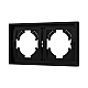 Рамка пластиковая на 2 поста Arlight FRM-TENDO-SFPL-2-BK 054646